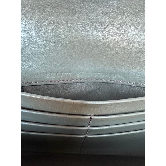 FENDI SNAKE SKIN TWIST LOCK WALLET EUC - Picture 11 of 13